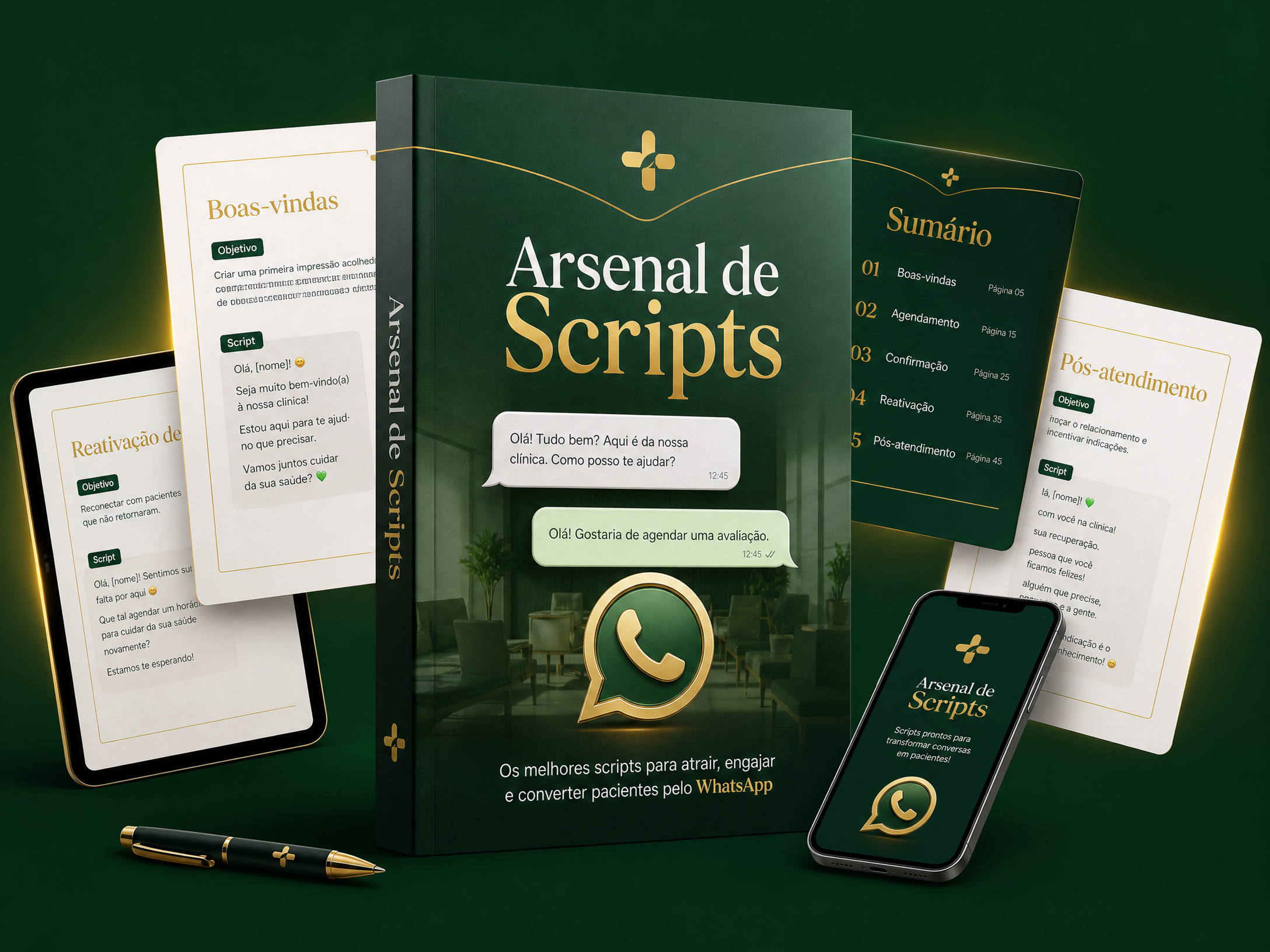 Arsenal de Scripts – Mockup do Produto